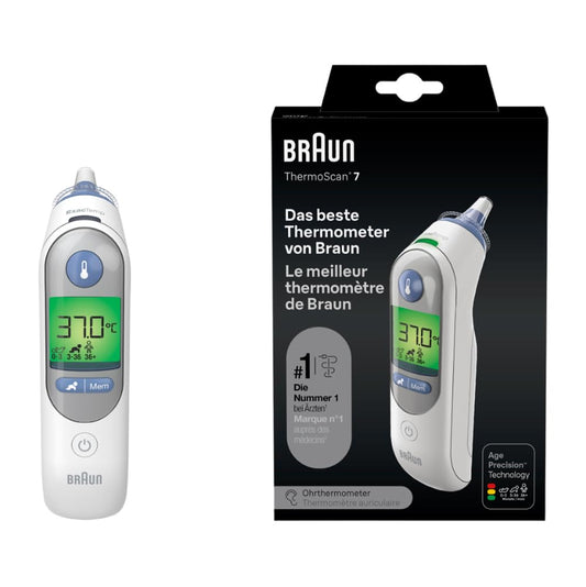 👉 Infrarot Ohrthermometer – Mit Age-Precision-Technologie, farbcodiertem Digitaldisplay, ideal für Babys & Kinder